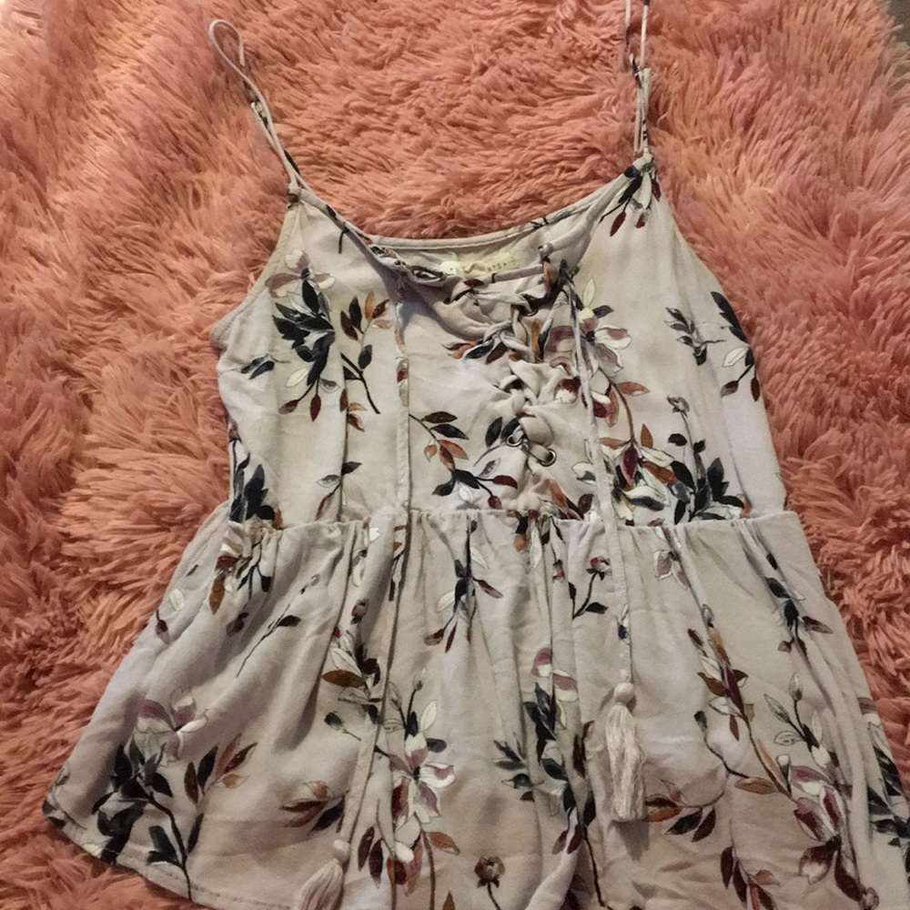 LA Hearts Floral Top